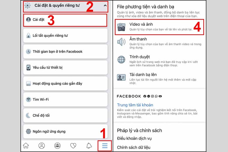 cách đăng ảnh lên Facebook không bị vỡ trên iPhone 3