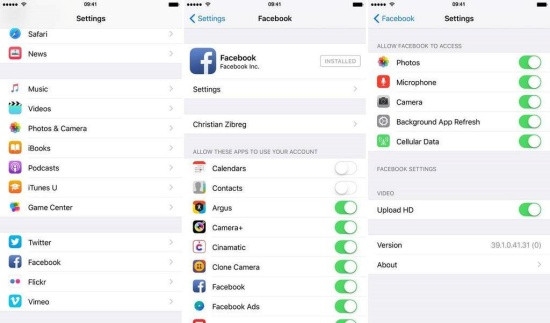 cách đăng ảnh lên Facebook không bị vỡ trên iPhone 4