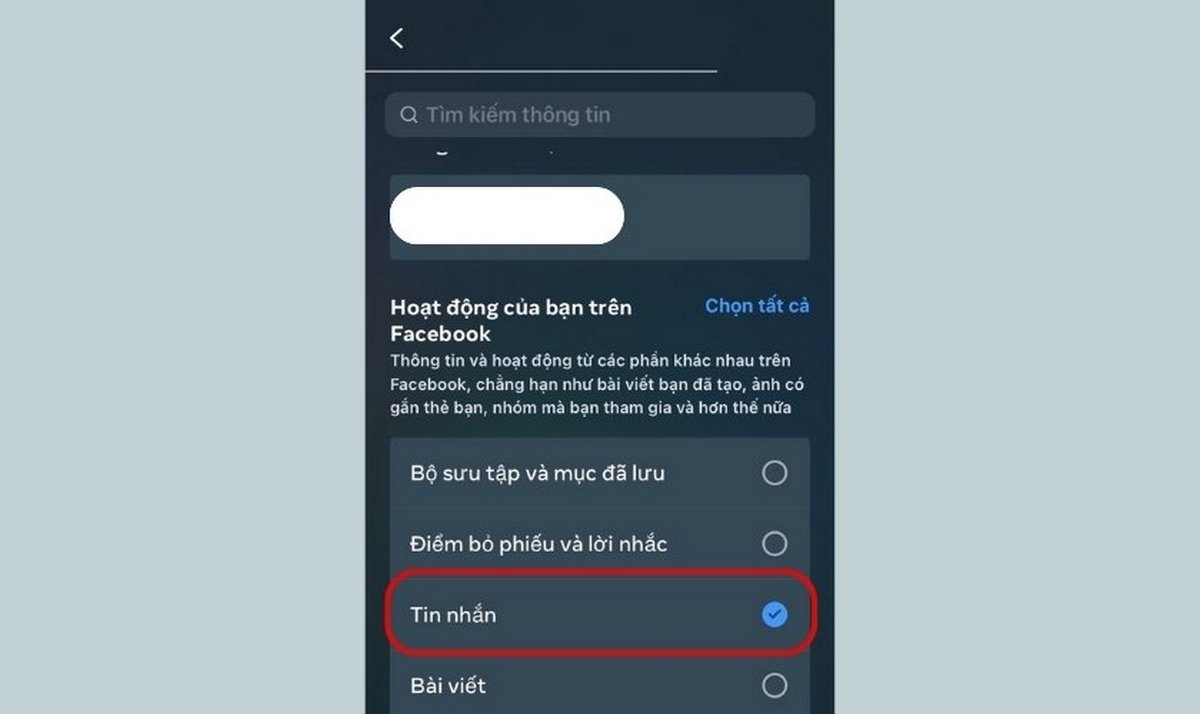 xem tin nhắn đã thu hồi trên Messenger trên iPhone - hình 7