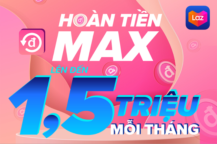 Mua sản phẩm có ưu đãi hoàn tiền Max