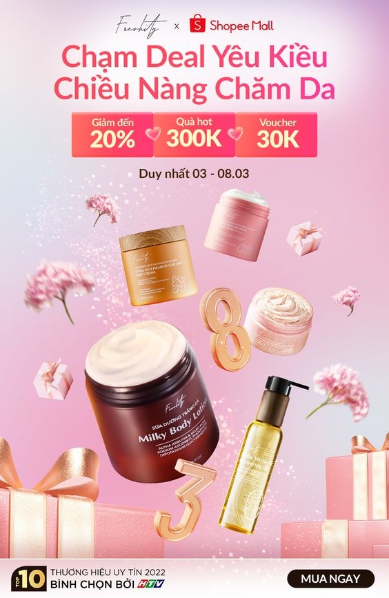 Poster giảm giá nổi bật trên sàn thương mại điện tử