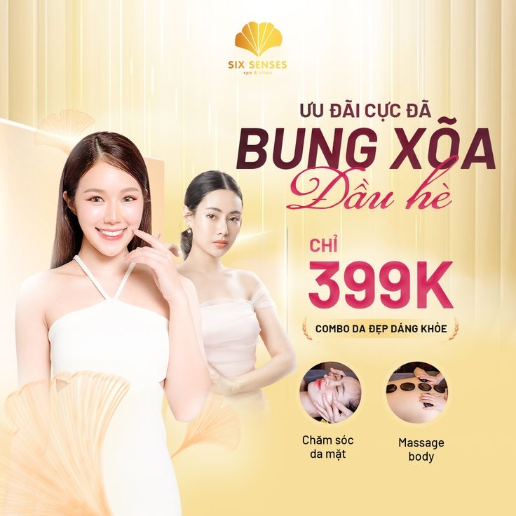 poster giảm giá thẩm mỹ viện nổi bật giá và thông điệp mạnh