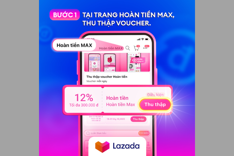 Thu thập tất cả các mã giảm giá Lazada