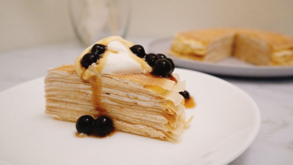 Bánh crepe ngàn lớp trân châu