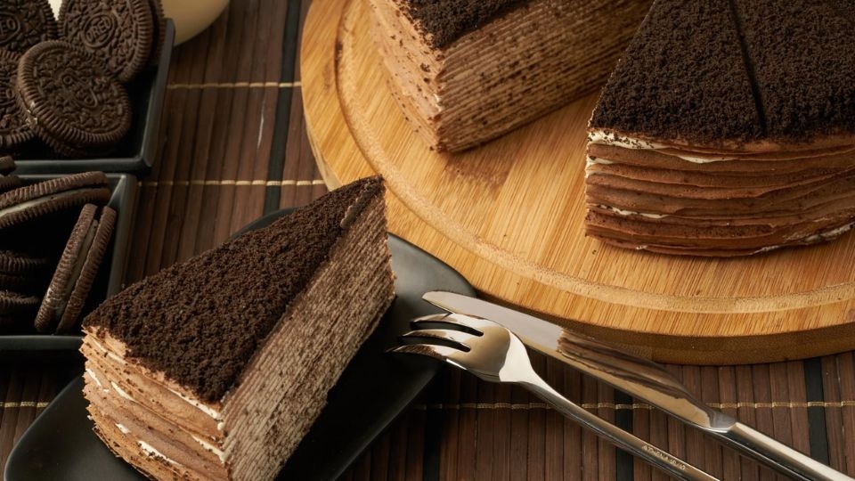 Bánh crepe ngàn lớp oreo