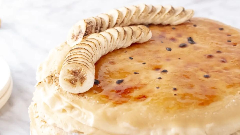 Bánh crepe ngàn lớp chuối