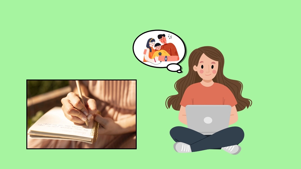Viết nhật ký để lưu trữ kỷ niệm.