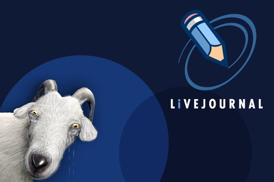 Trang web viết nhật ký online Livejournal.com.