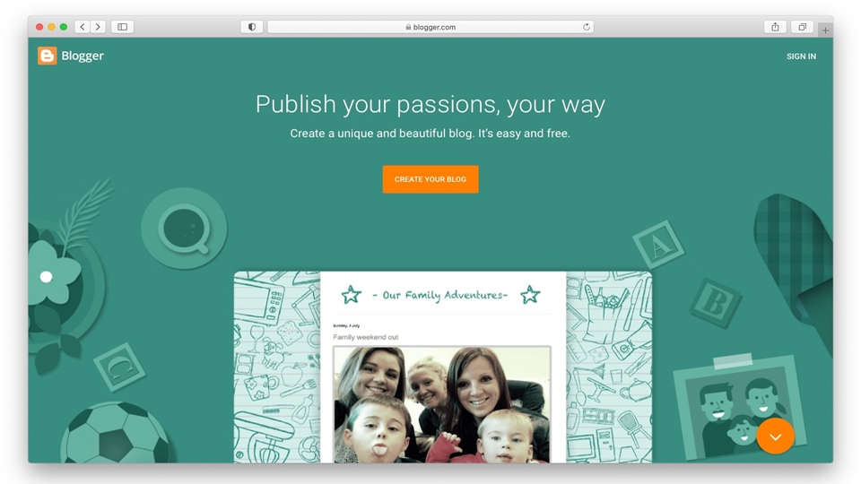 Blogger.com giúp bạn chia sẻ mọi thông tin và xuất bản blog của riêng mình.
