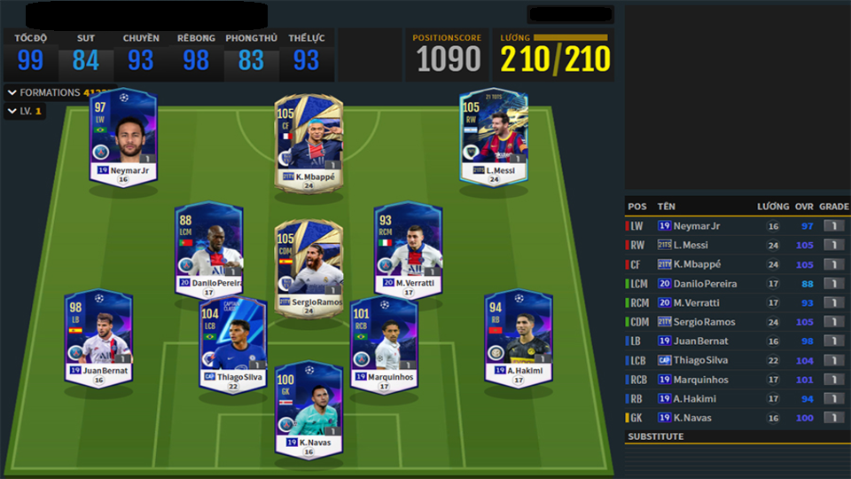 Team color PSG