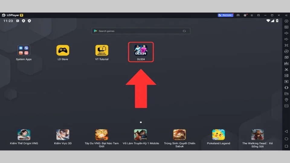 Mở game và bắt đầu trải nghiệm