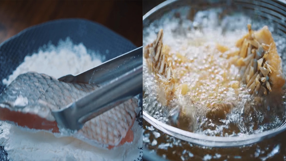 Chiên cá tai tượng