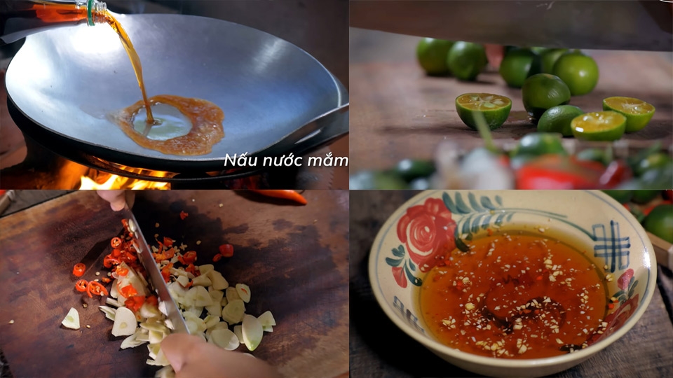 Nấu nước mắm chấm