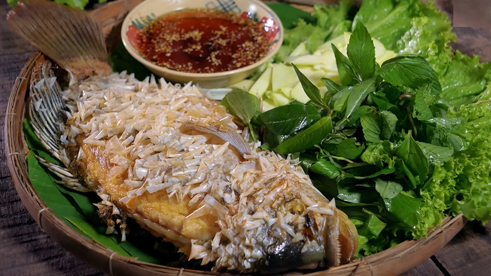 Thành phẩm món cá chiên xù siêu ngon