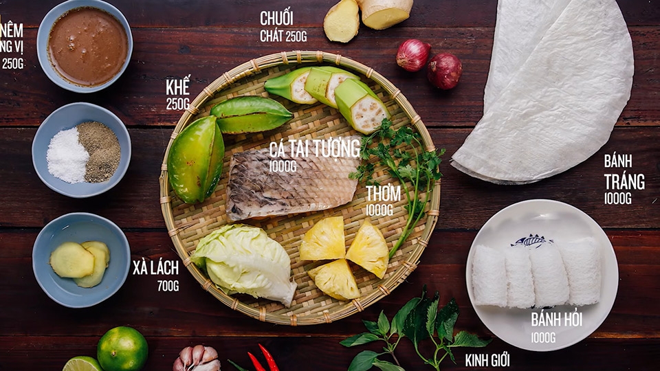 Chuẩn bị nguyên liệu