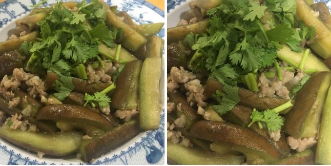cà tím xào thịt băm - Ảnh 7