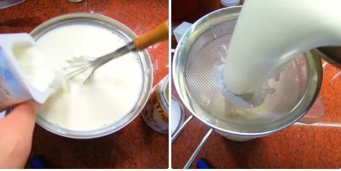 cách làm sữa chua phô mai - Ảnh 5