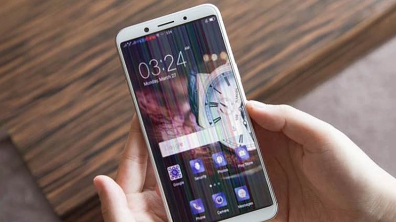 Điện thoại OPPO bị nhiễu màn hình 1