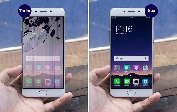 Điện thoại OPPO bị nhiễu màn hình 7