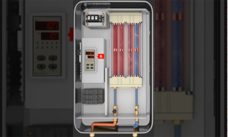 Bên trong hệ thống sưởi ấm hồng ngoại của máy nước nóng sử dụng công nghệ IPO