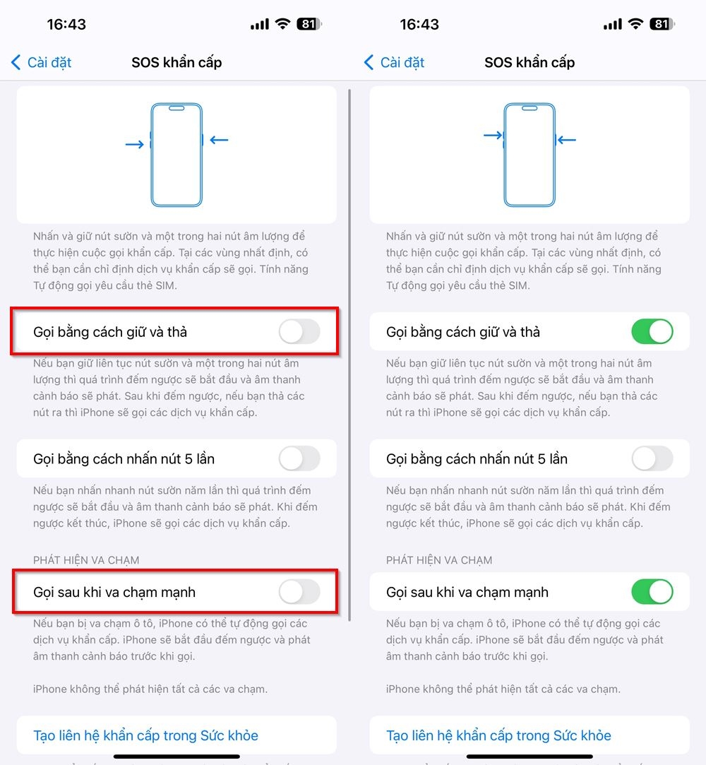 Cách bật Phát hiện va chạm trên iPhone 2