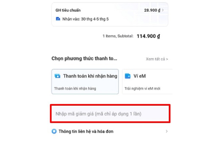 Mã freeship Lazada (hình 15)