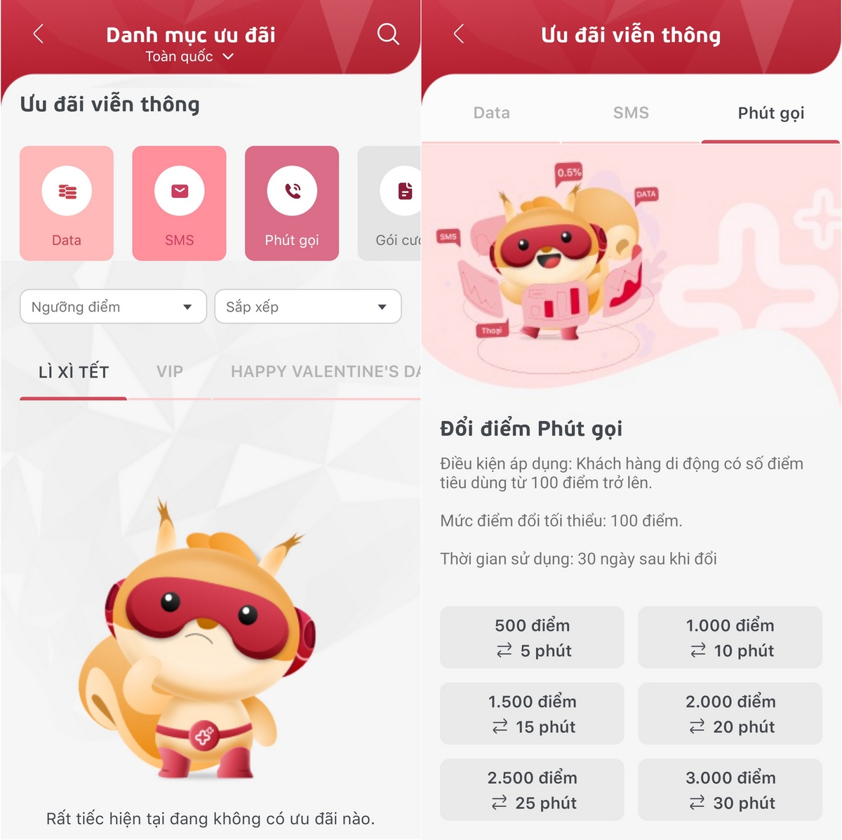 tra cứu điểm viettel 16