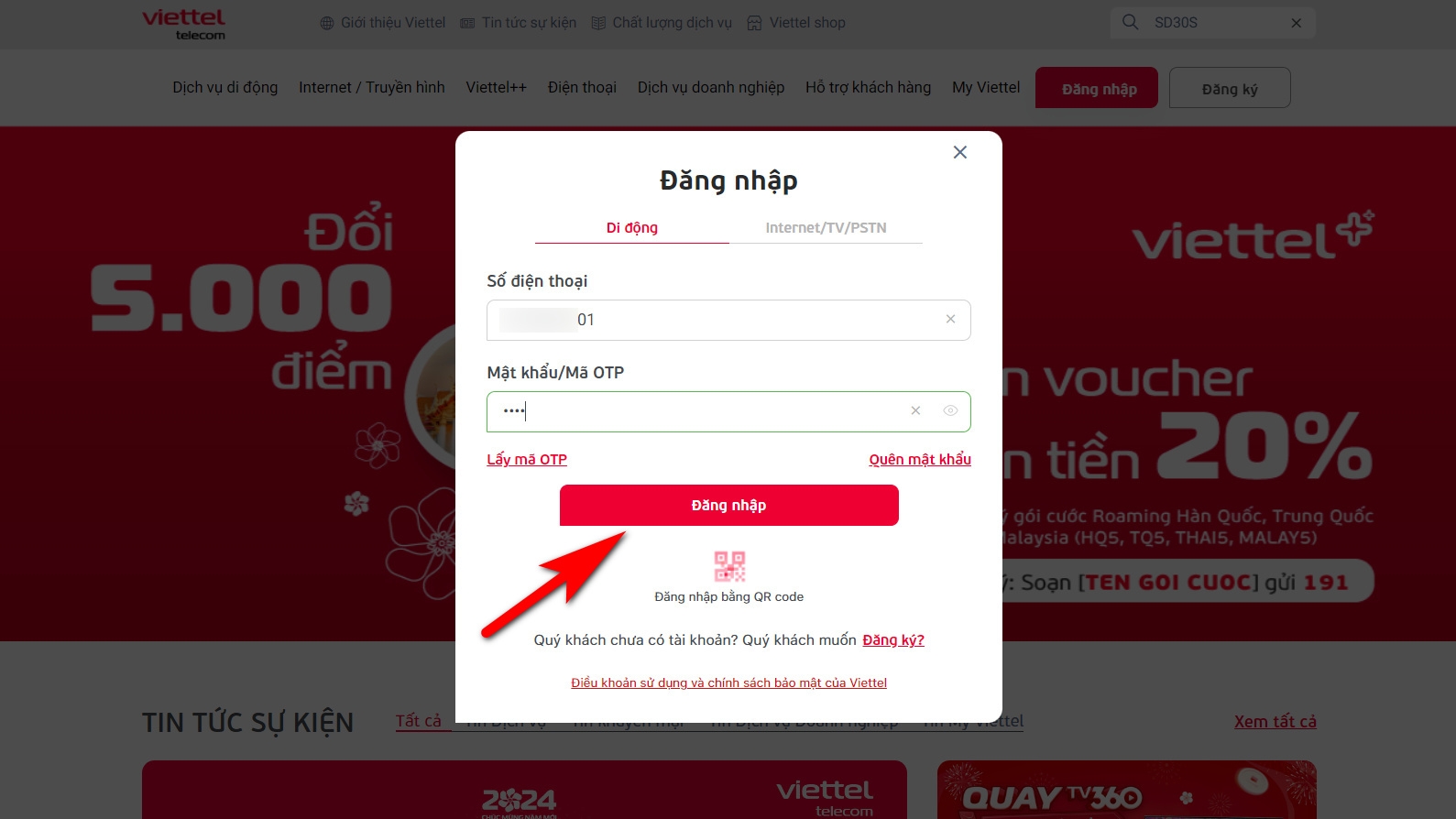 tra cứu điểm viettel 7