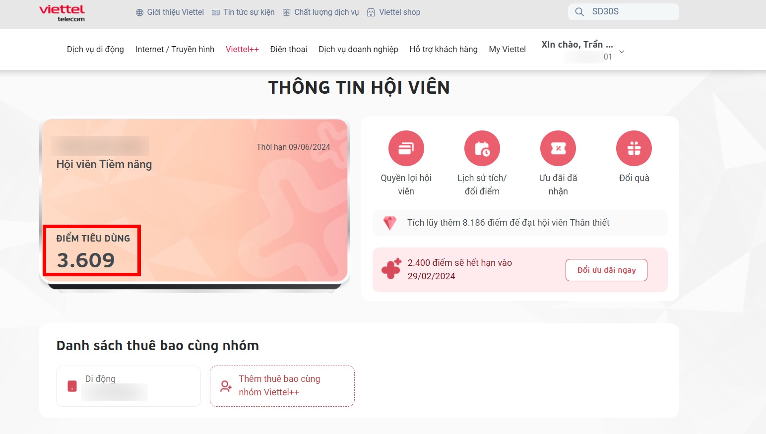 tra cứu điểm viettel 11