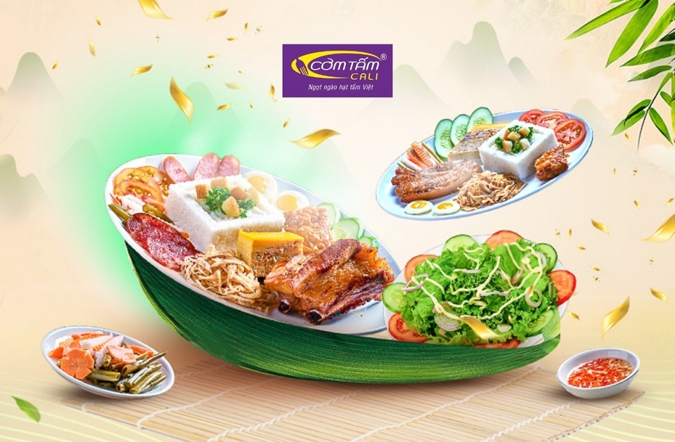 Poster cơm tấm Cali