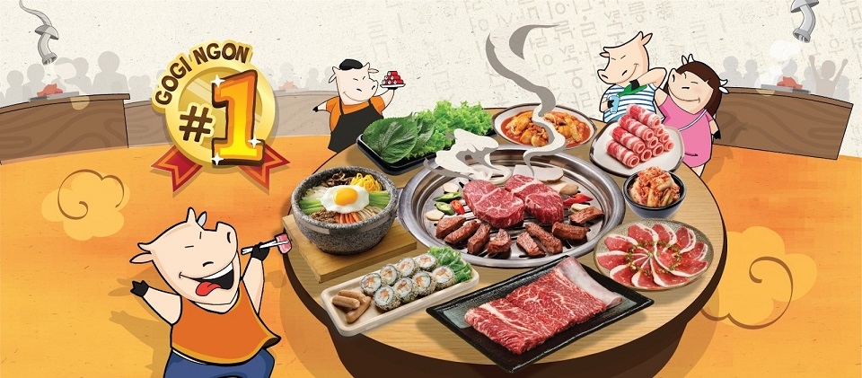 Poster của nhà hàng Gogi House