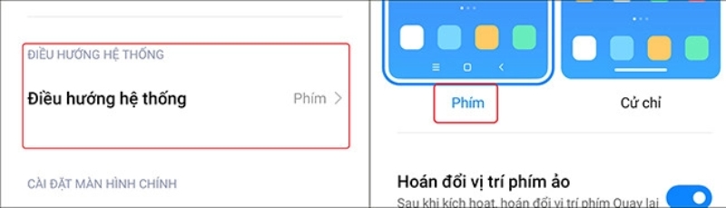 Cách chia đôi màn hình Redmi dùng lối tắt phím bước 2