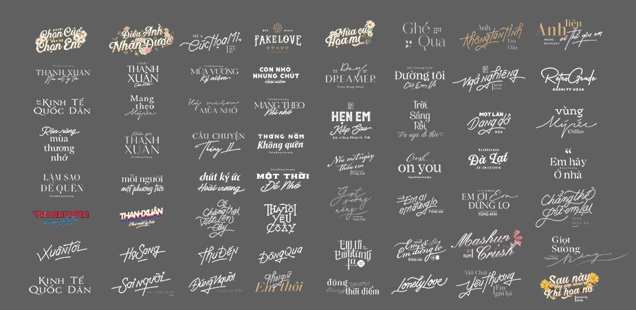 Font chữ ghép ảnh hình 2