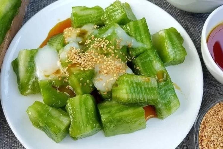 Cách làm bánh đúc gân hình 9