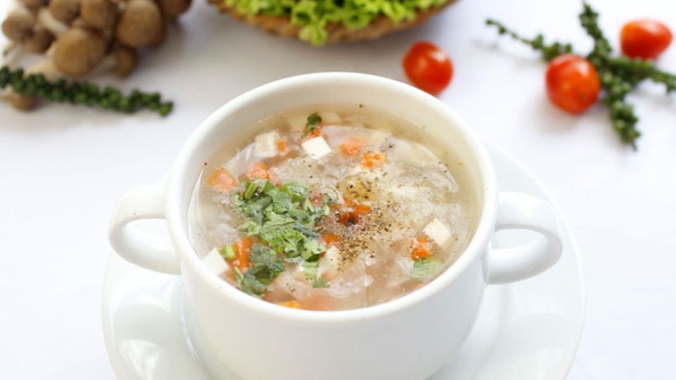 Súp chay thập cẩm