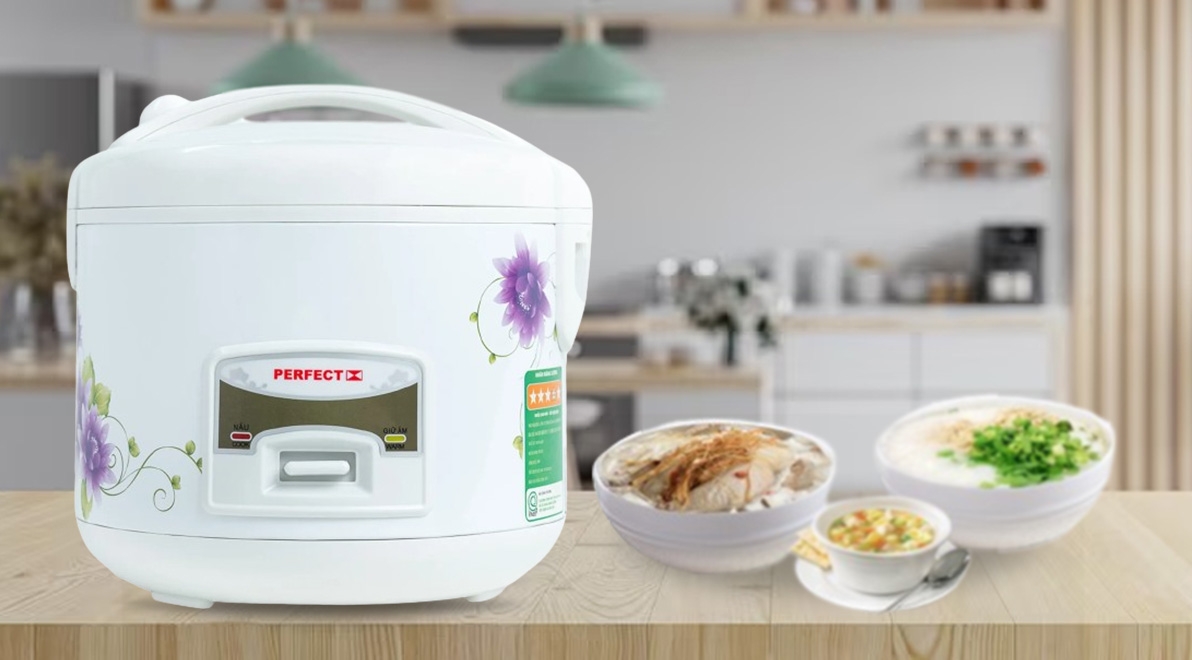 Nồi cơm truyền thống chỉ có 1 nút bấm