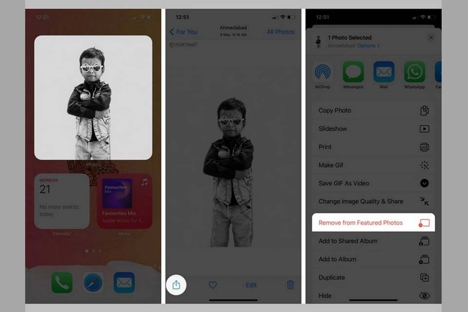 Chọn cách đổi ảnh cho từng dòng điện thoại