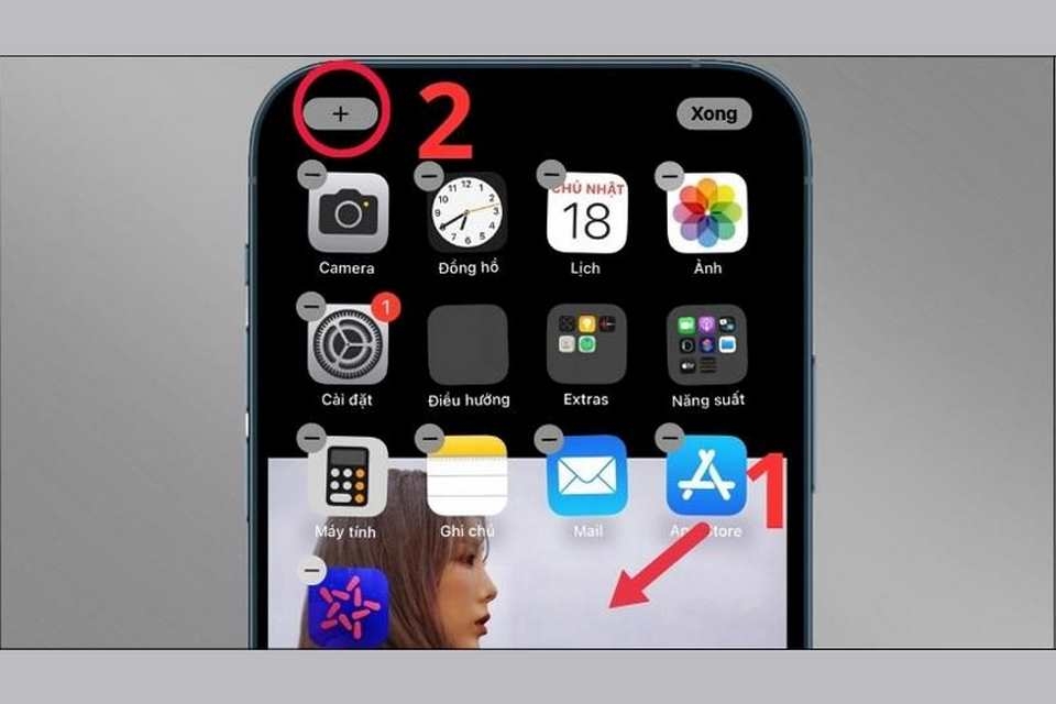 Chọn các thông tin cần được cài đặt