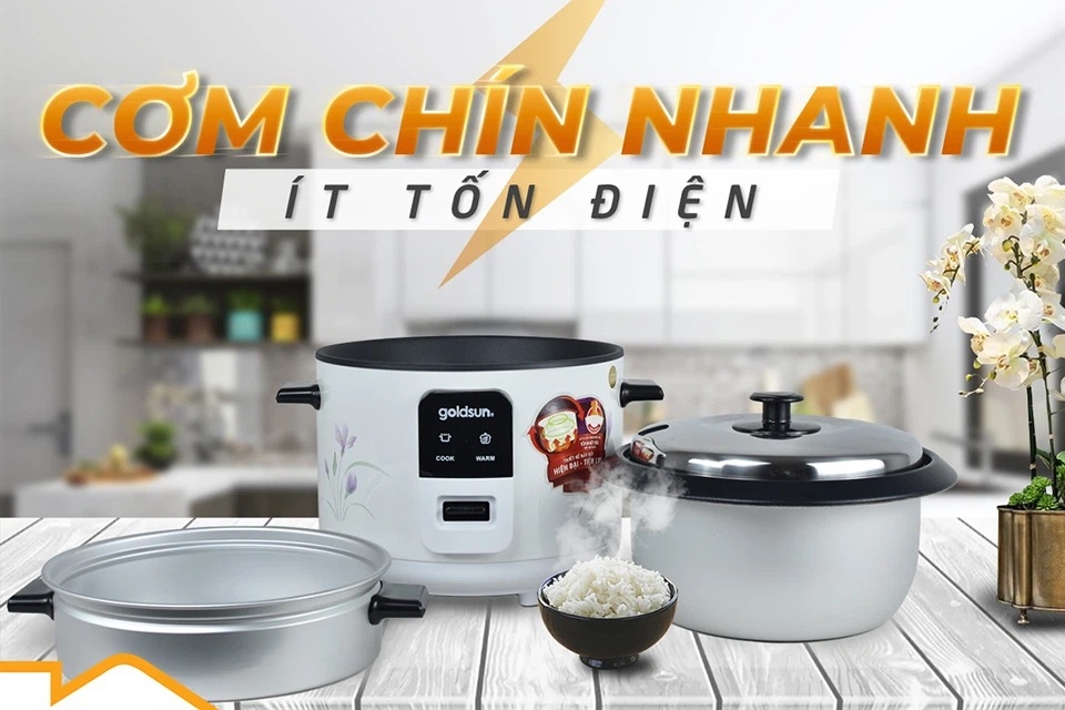 Nồi cơm điện Goldsun 1.8L GRC5100
