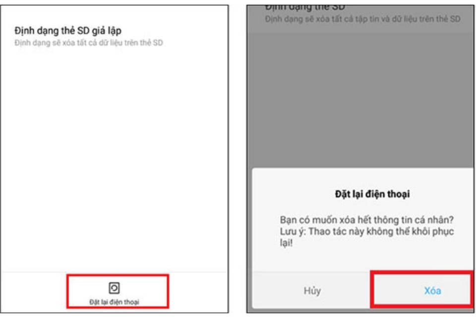 Hoàn tất quá trình cài đăth