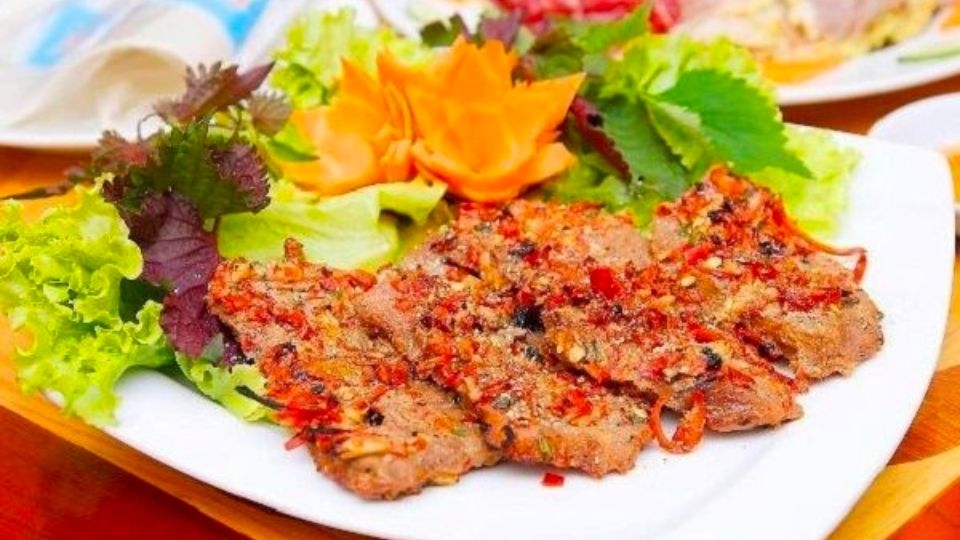 Thịt heo nướng muối ớt