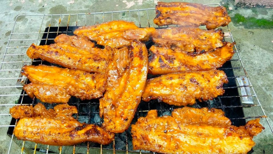 Thịt heo nướng chao