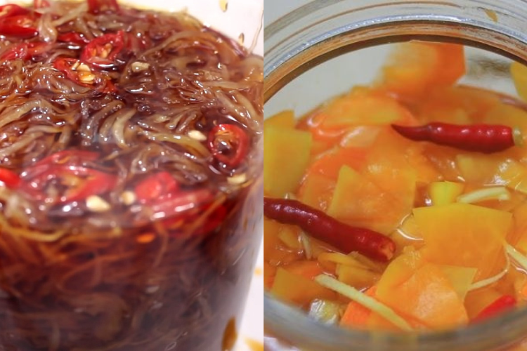 Ngâm mắm đu đủ