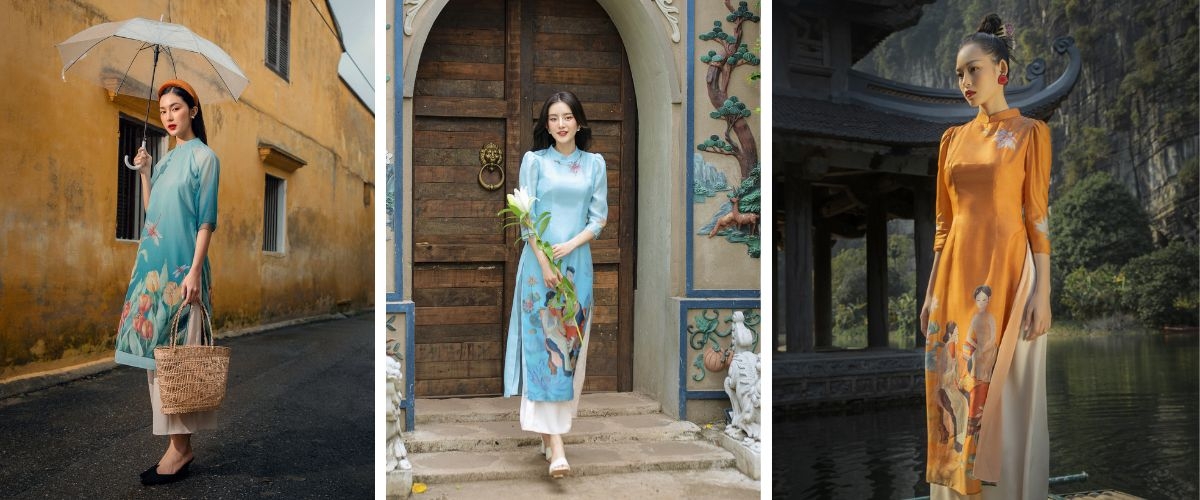 ảnh bìa áo dài nữ
