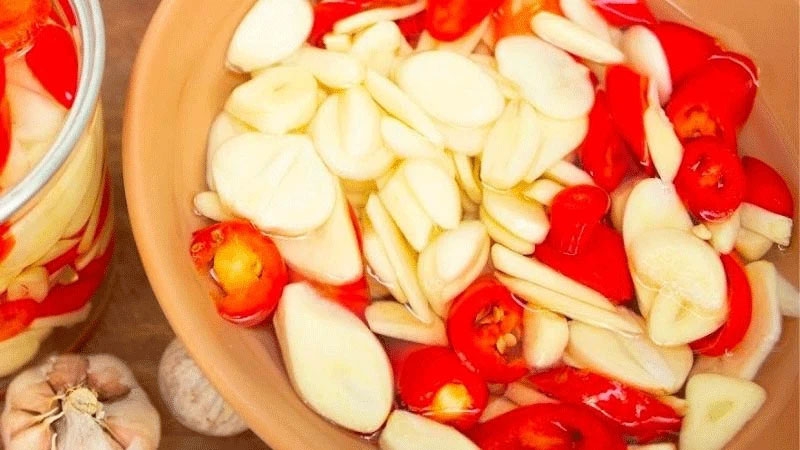 Cách làm ớt ngâm giấm hình 5