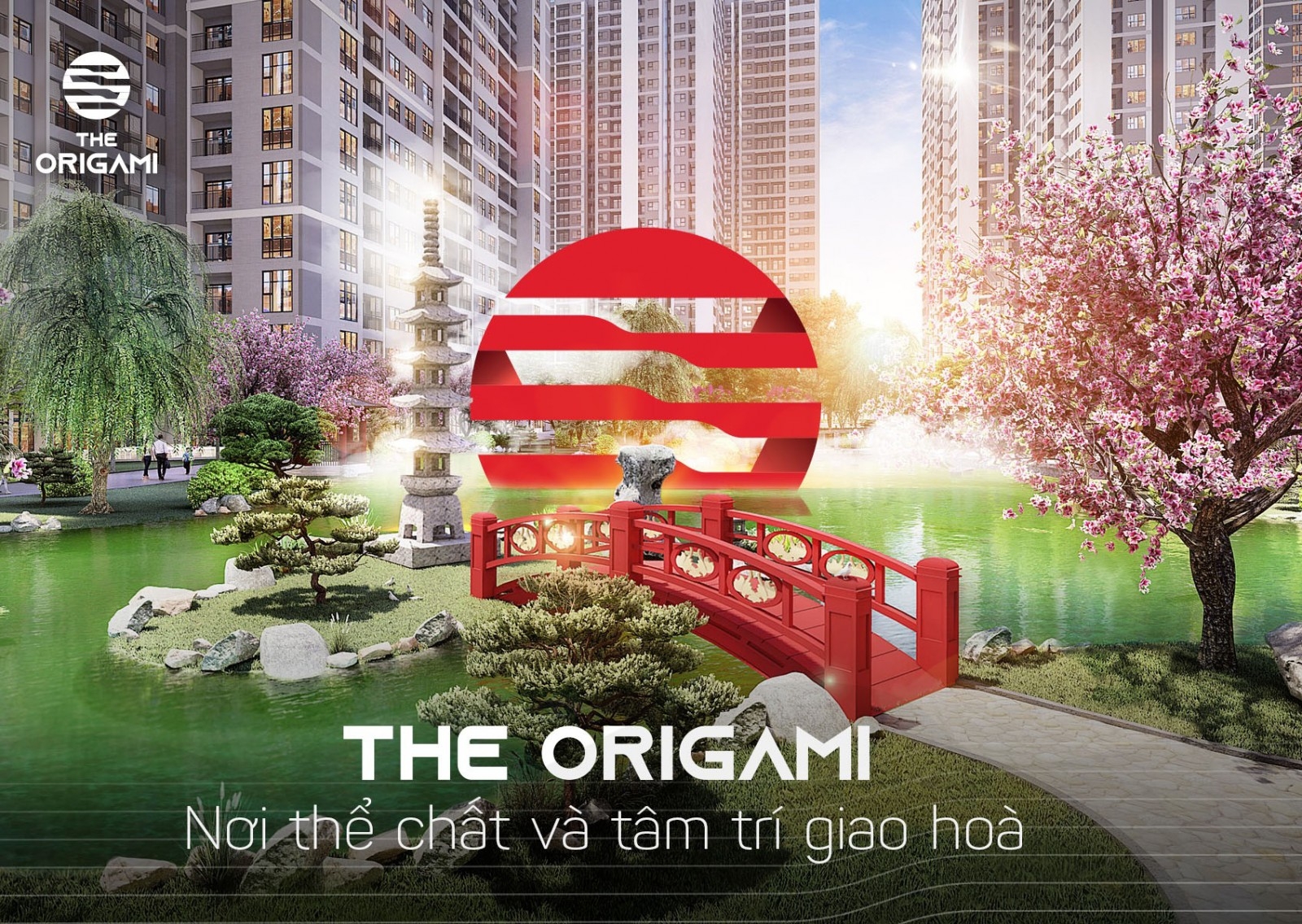 Poster khai trương phân khu The Origami Vin Quận 9