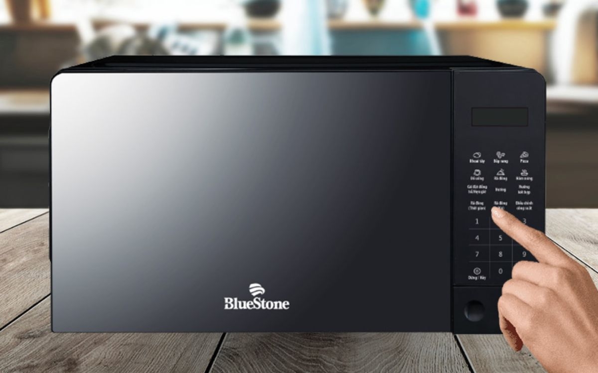 Đối với lò vi sóng Bluestone điện tử