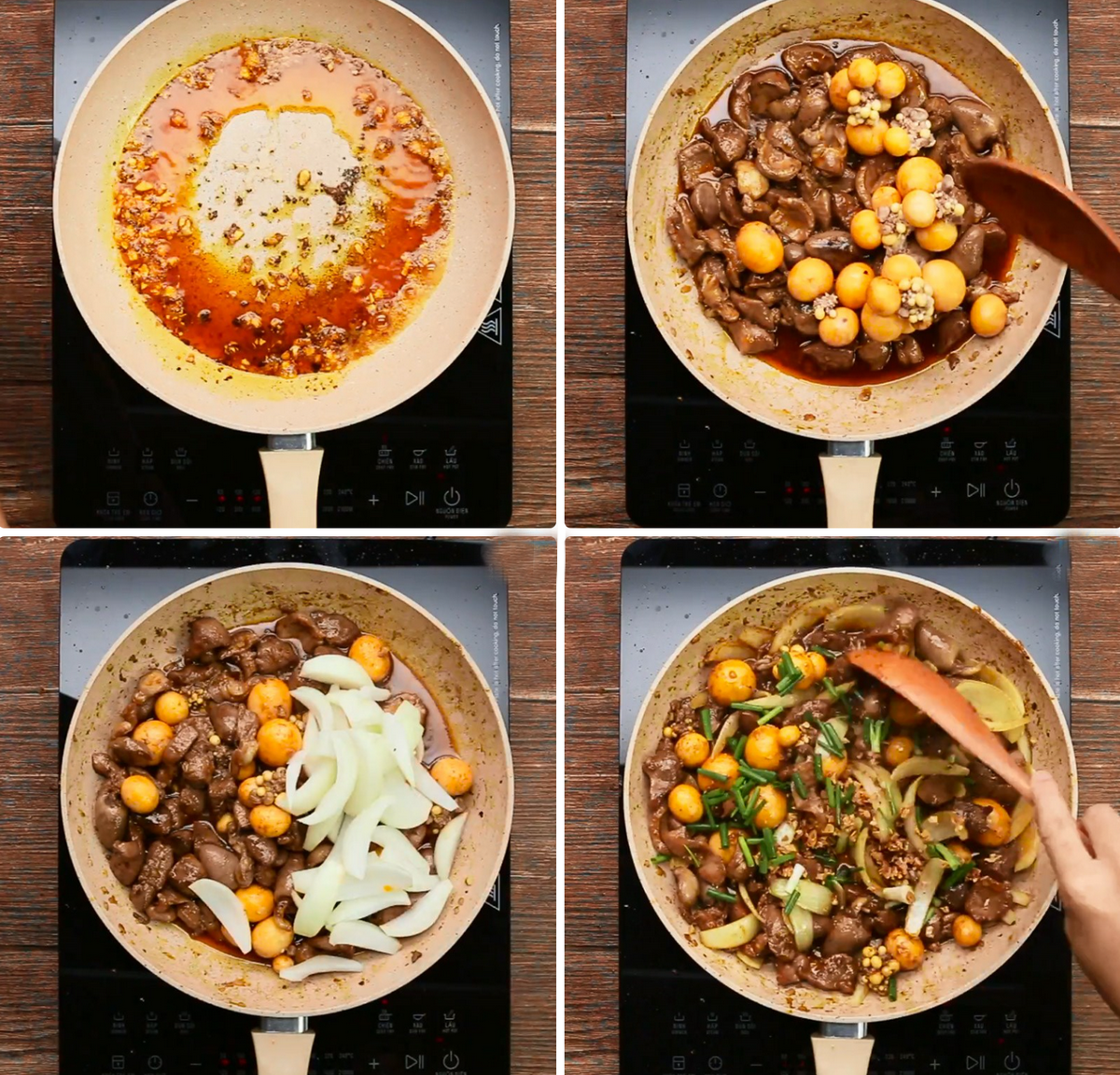 trứng non cháy tỏi - hình 3