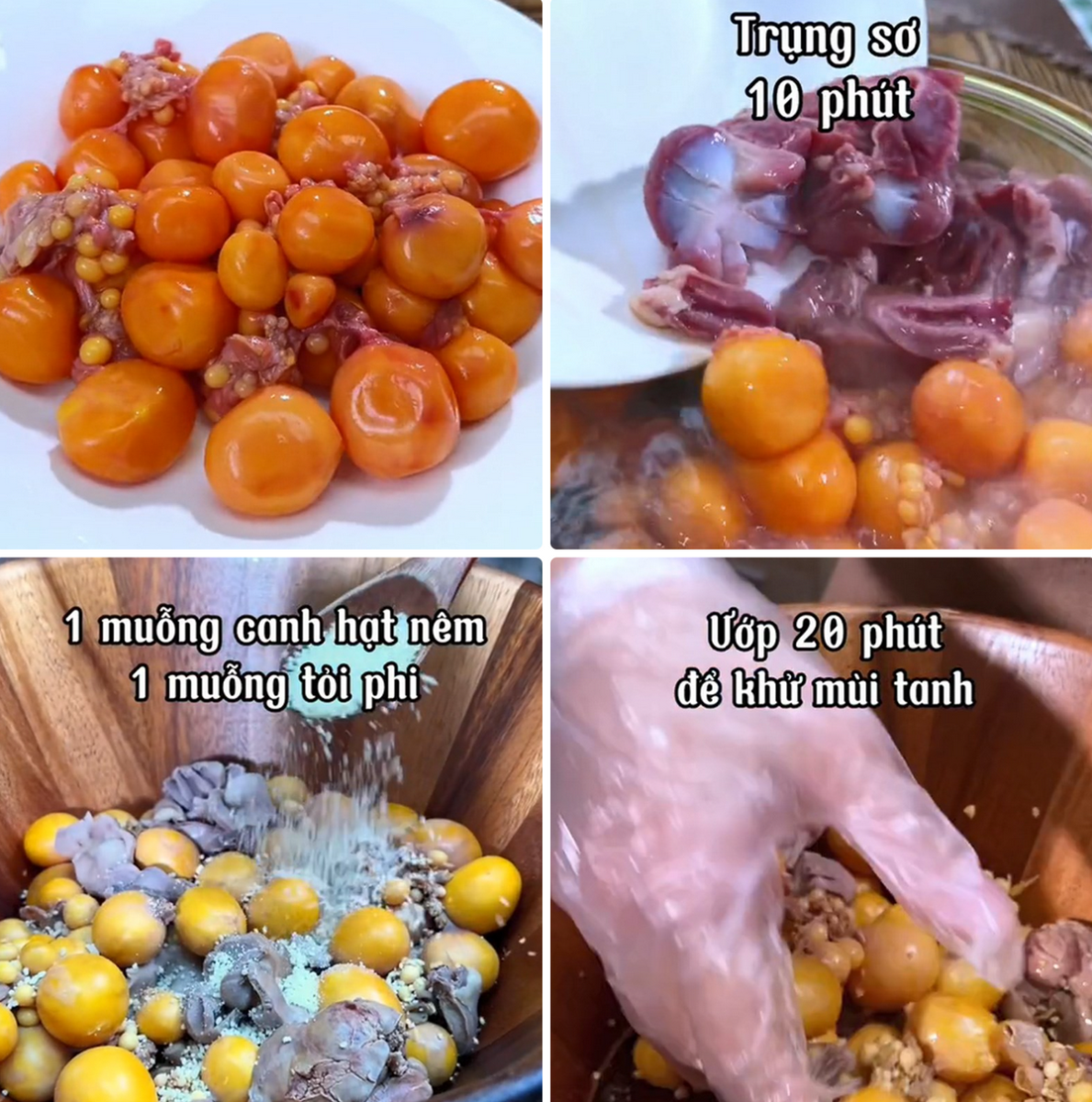 trứng non cháy tỏi - hình 6