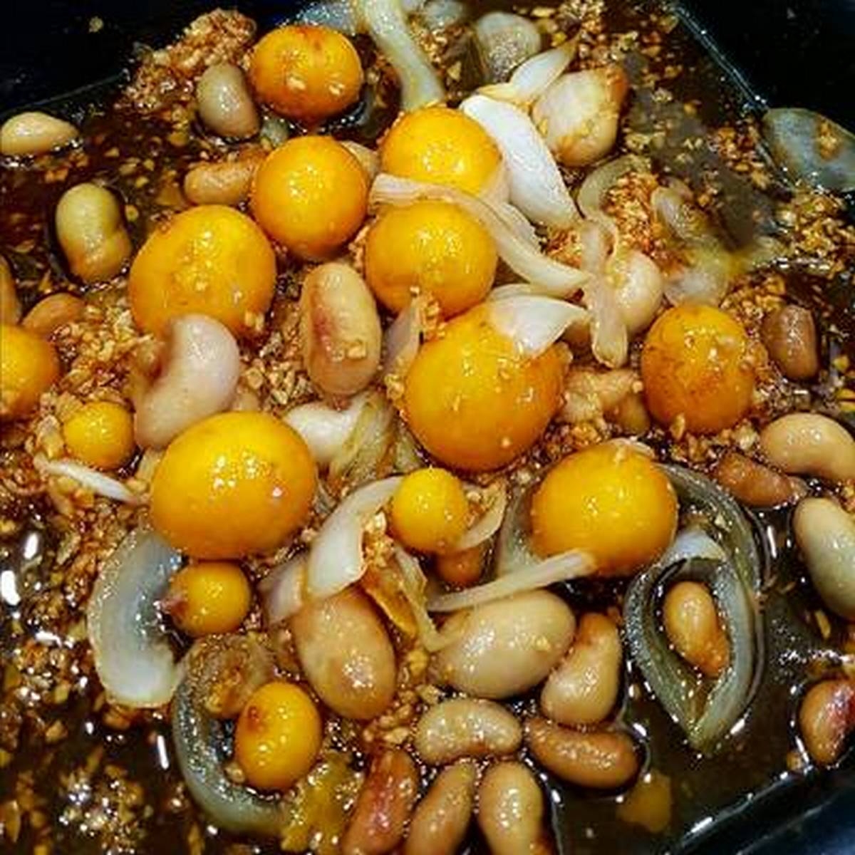 trứng non cháy tỏi - hình 7